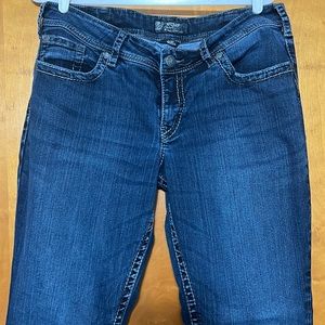 Womens EUC Silver Jeans Suki Surplus